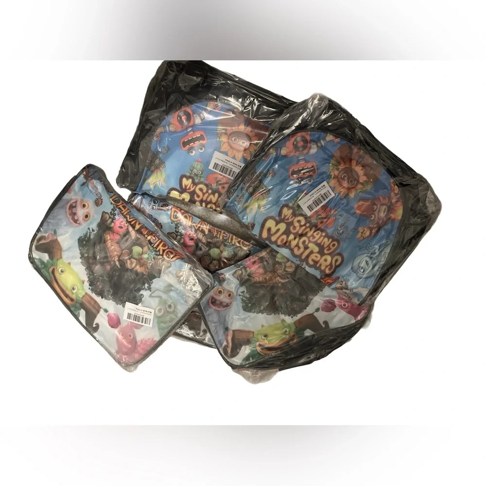 My Singing Monsters Backpack/Bookbag Multi, Unisex NWT